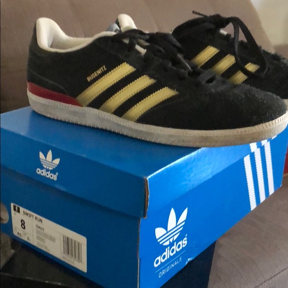 black and gold mens adidas shoes